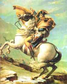 Napoleone dipinto di David - Ricostruzione storica in costume Isola d'Elba